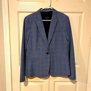 Banana Republic Blue Plaid Blazer